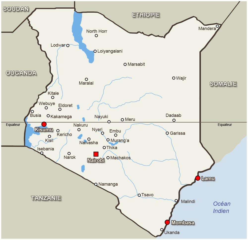 harta e kitale Kenia
