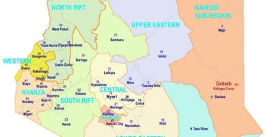Harta e fesë Kenia