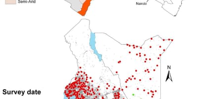 Kenia shkollës së anketës dhe harta