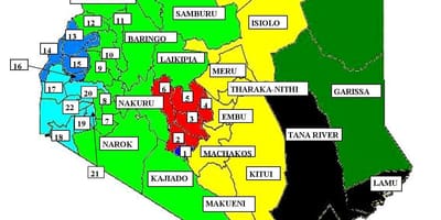 Harta e kisumu Kenia