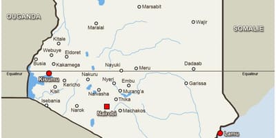 Harta e kitale Kenia