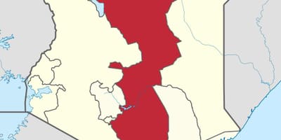 Harta e lindore të provincës Kenia